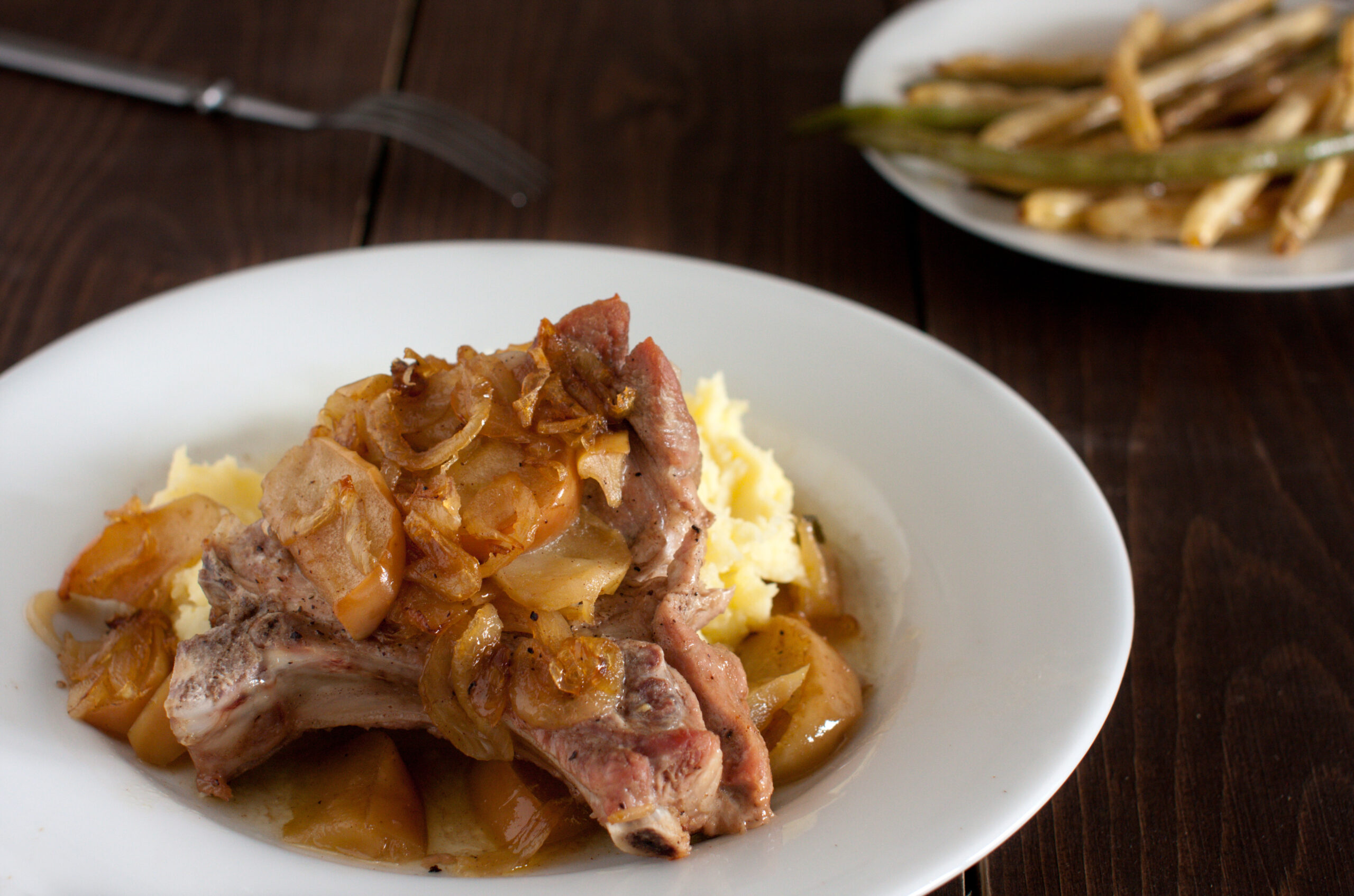 Pork Chops With Apples Recipe - Grit